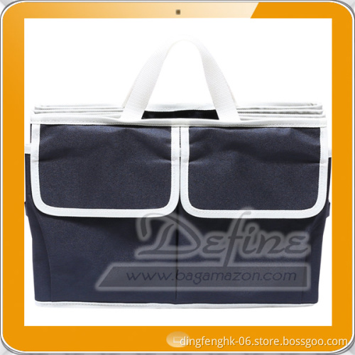 Fully Collapsible 3-Compartment Cargo Trunk Storage Organizer